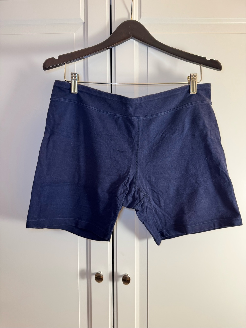 Danskin Now Navy Women's Bike Shorts - Classic Mid-Rise